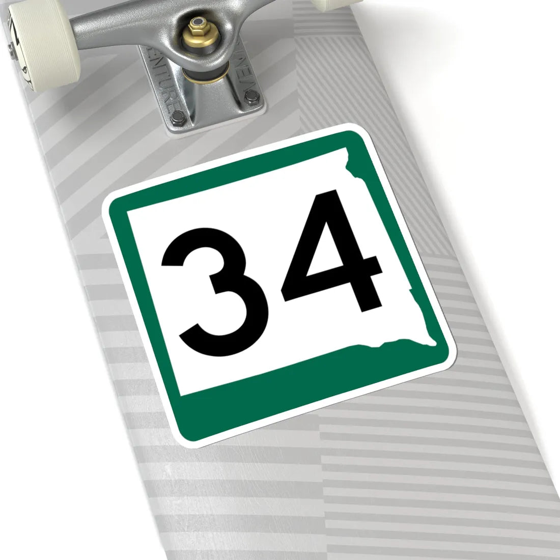 SD 34 (South Dakota) (Road Sign) STICKER Vinyl Kiss-Cut Decal - The Sticker Space