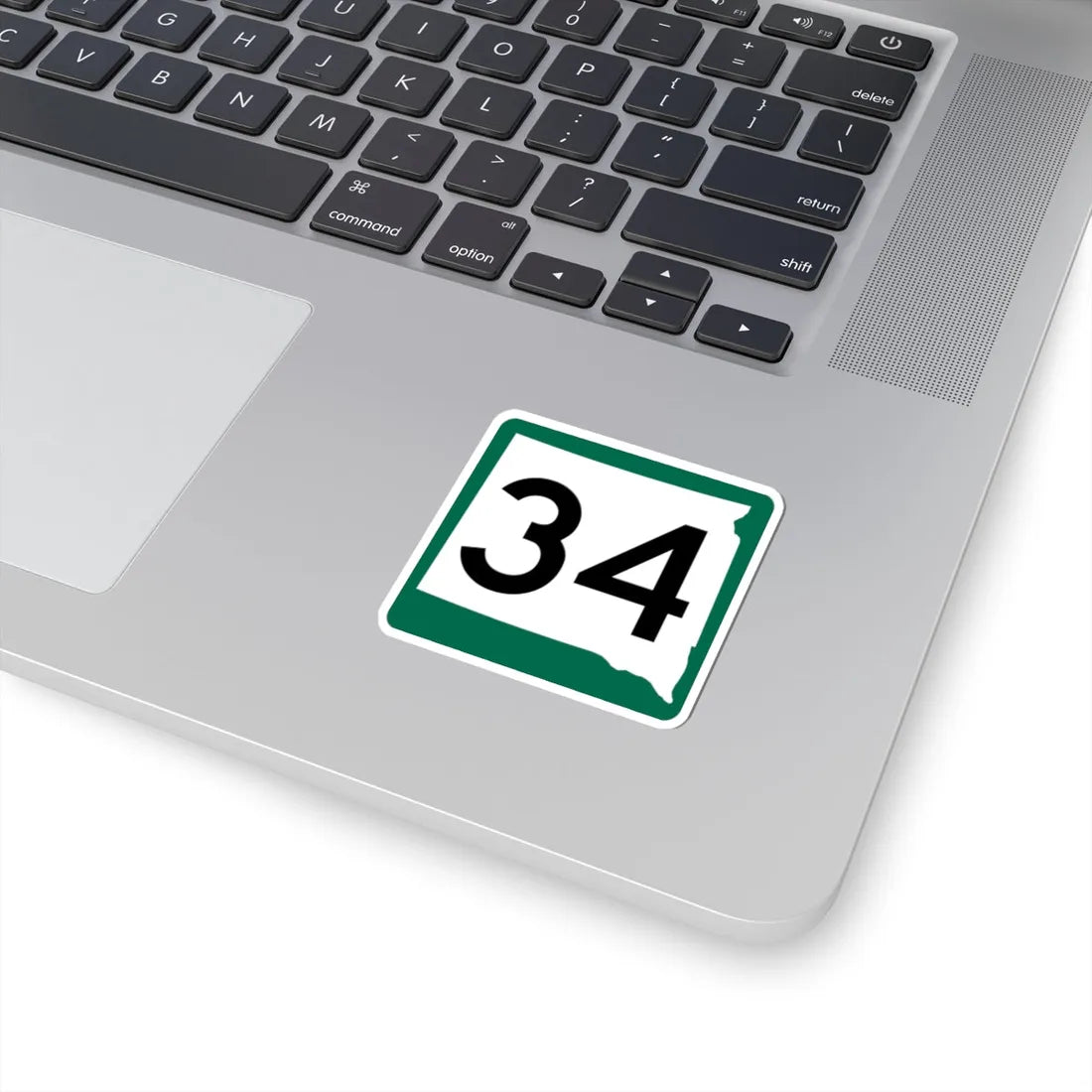 SD 34 (South Dakota) (Road Sign) STICKER Vinyl Kiss-Cut Decal - The Sticker Space