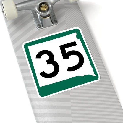 SD 35 (South Dakota) (Road Sign) STICKER Vinyl Kiss-Cut Decal - The Sticker Space
