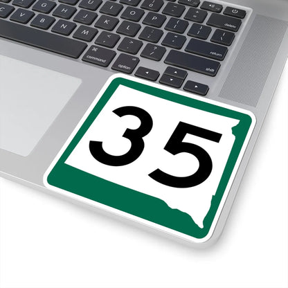 SD 35 (South Dakota) (Road Sign) STICKER Vinyl Kiss-Cut Decal - The Sticker Space
