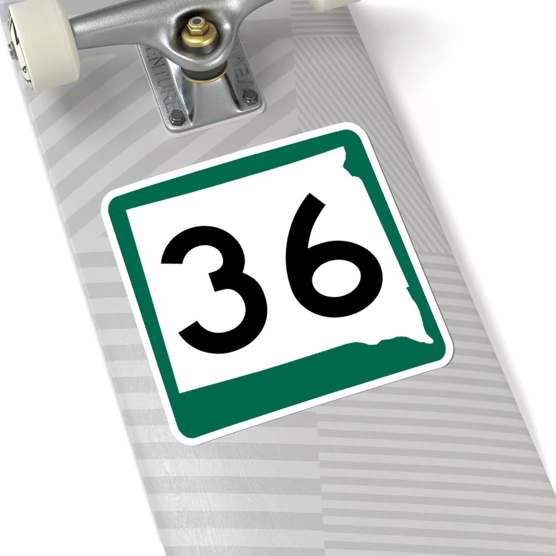 SD 36 (South Dakota) (Road Sign) STICKER Vinyl Kiss-Cut Decal - The Sticker Space