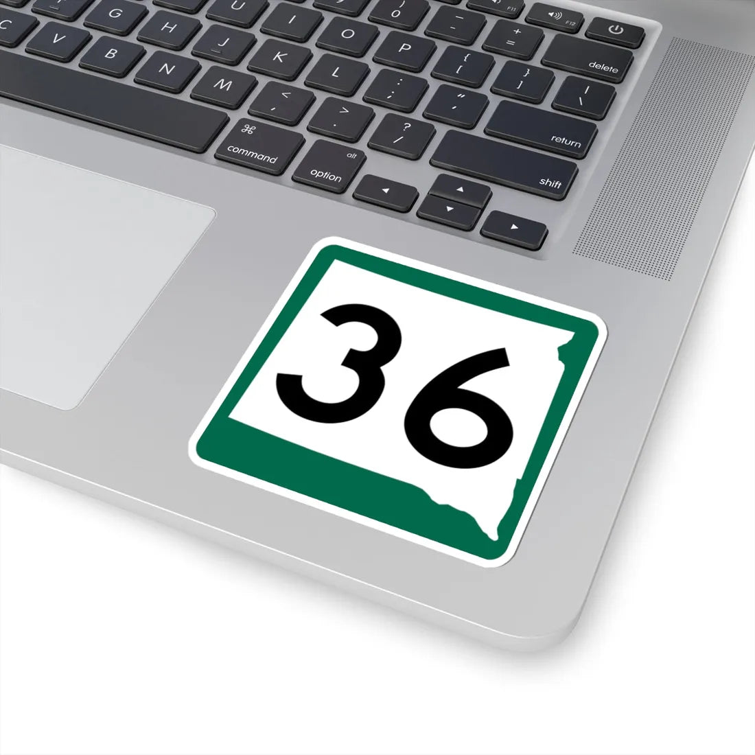 SD 36 (South Dakota) (Road Sign) STICKER Vinyl Kiss-Cut Decal - The Sticker Space