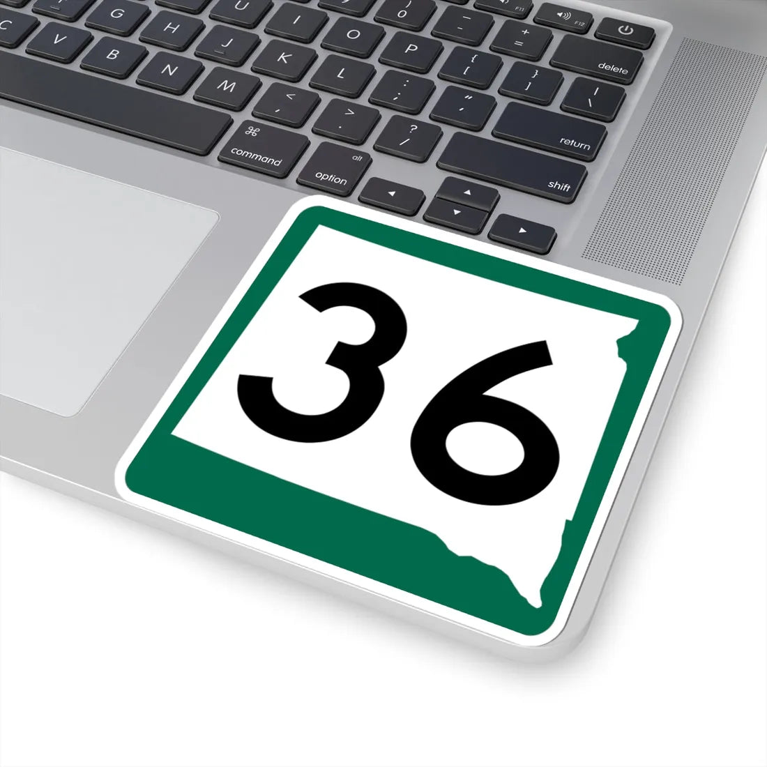 SD 36 (South Dakota) (Road Sign) STICKER Vinyl Kiss-Cut Decal - The Sticker Space