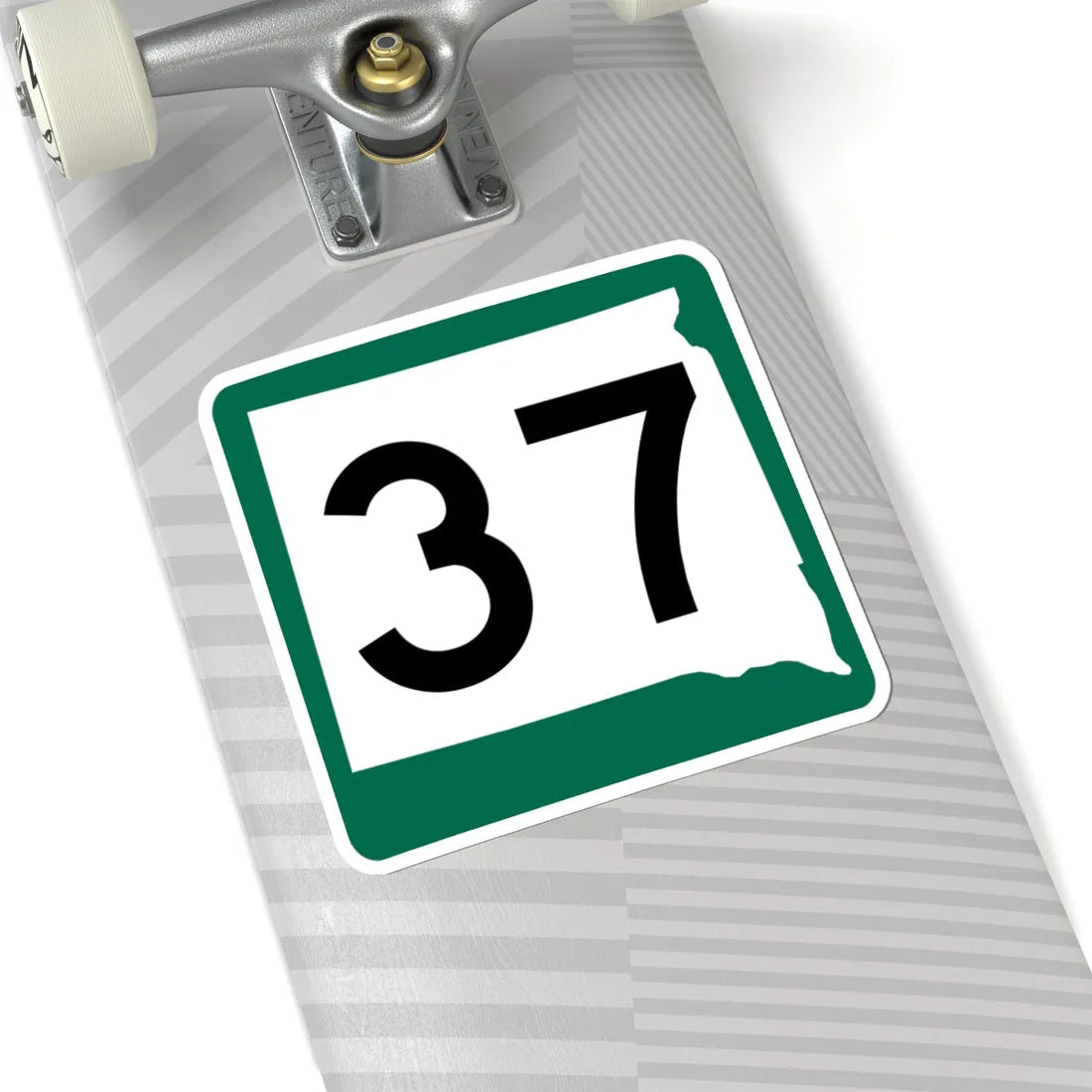 SD 37 (South Dakota) (Road Sign) STICKER Vinyl Kiss-Cut Decal - The Sticker Space