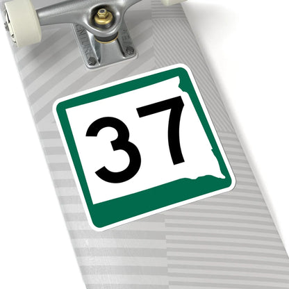 SD 37 (South Dakota) (Road Sign) STICKER Vinyl Kiss-Cut Decal - The Sticker Space