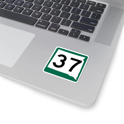 SD 37 (South Dakota) (Road Sign) STICKER Vinyl Kiss-Cut Decal - The Sticker Space