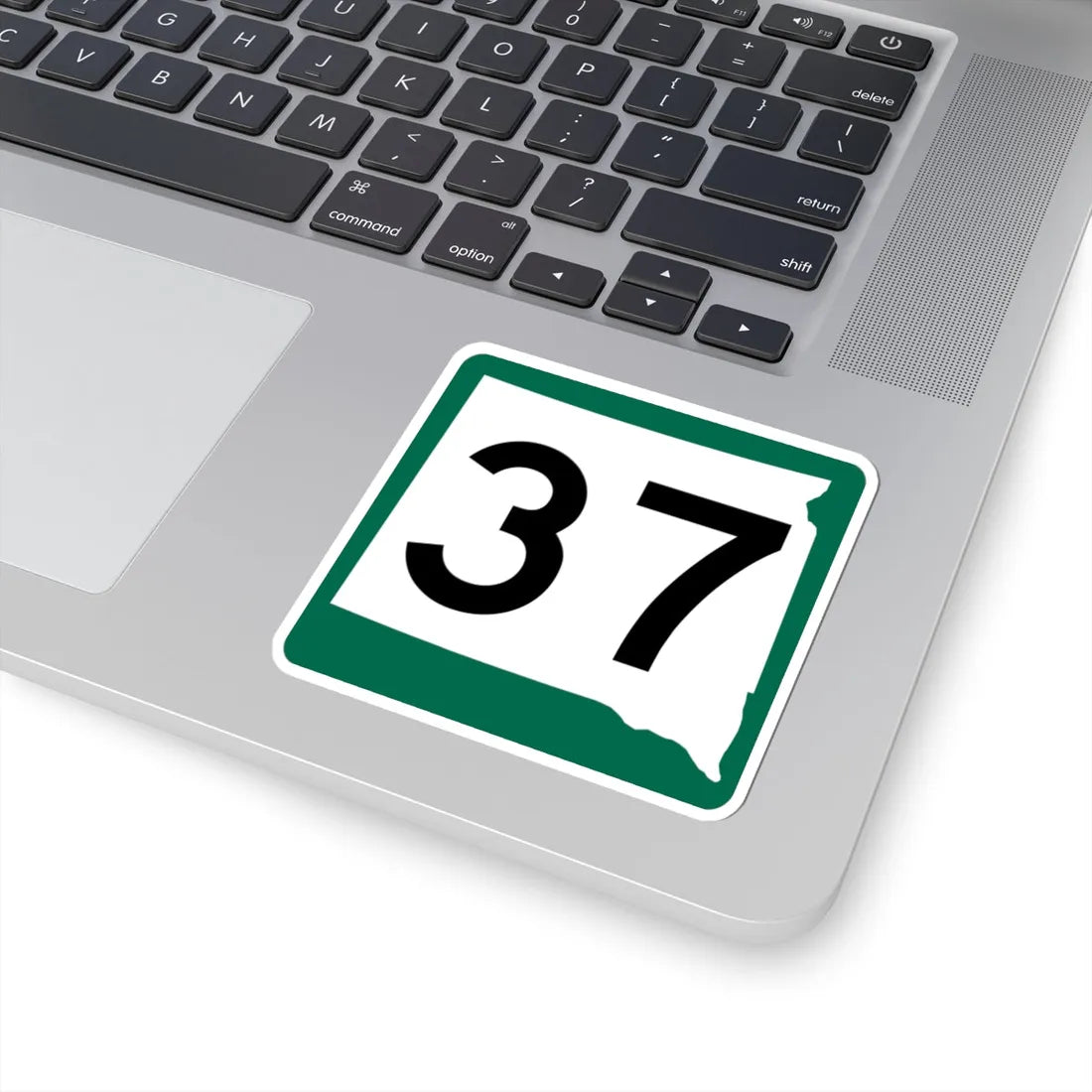 SD 37 (South Dakota) (Road Sign) STICKER Vinyl Kiss-Cut Decal - The Sticker Space