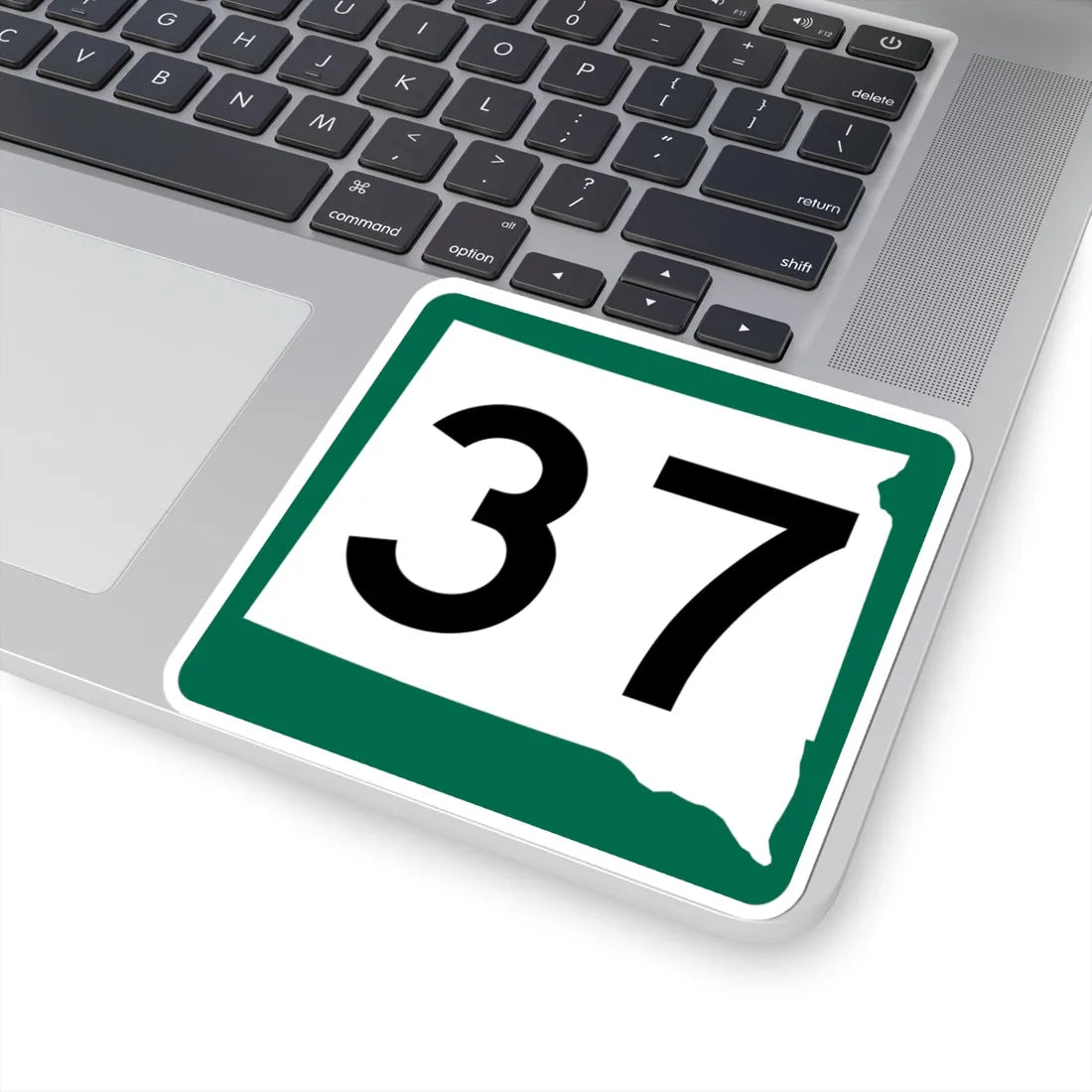 SD 37 (South Dakota) (Road Sign) STICKER Vinyl Kiss-Cut Decal - The Sticker Space