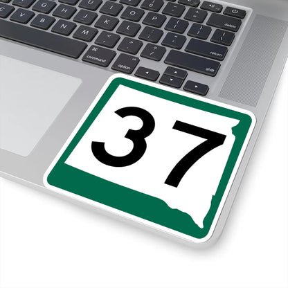 SD 37 (South Dakota) (Road Sign) STICKER Vinyl Kiss-Cut Decal - The Sticker Space