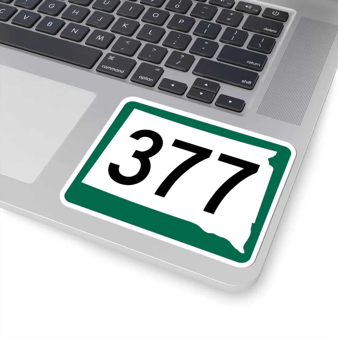 SD 377 (South Dakota) (Road Sign) STICKER Vinyl Kiss-Cut Decal - The Sticker Space