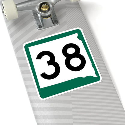 SD 38 (South Dakota) (Road Sign) STICKER Vinyl Kiss-Cut Decal - The Sticker Space