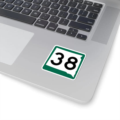 SD 38 (South Dakota) (Road Sign) STICKER Vinyl Kiss-Cut Decal - The Sticker Space