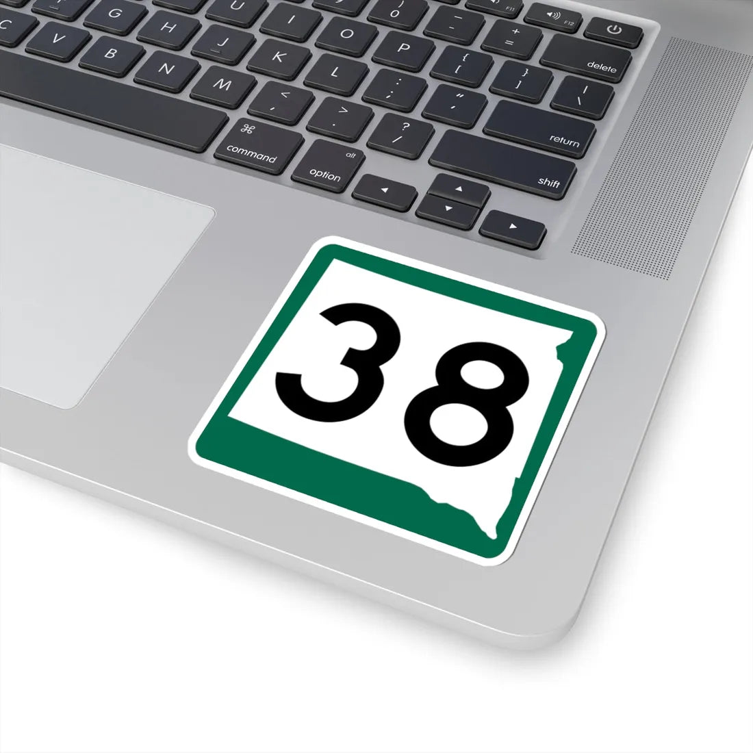 SD 38 (South Dakota) (Road Sign) STICKER Vinyl Kiss-Cut Decal - The Sticker Space