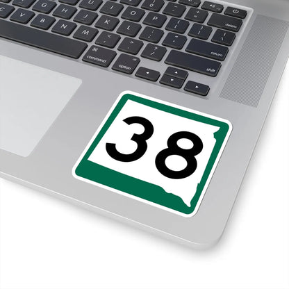 SD 38 (South Dakota) (Road Sign) STICKER Vinyl Kiss-Cut Decal - The Sticker Space