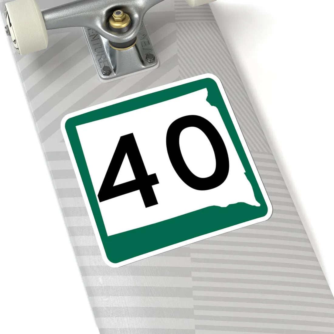 SD 40 (South Dakota) (Road Sign) STICKER Vinyl Kiss-Cut Decal - The Sticker Space