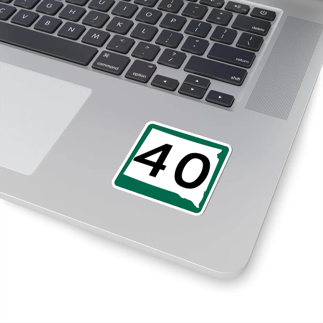 SD 40 (South Dakota) (Road Sign) STICKER Vinyl Kiss-Cut Decal - The Sticker Space