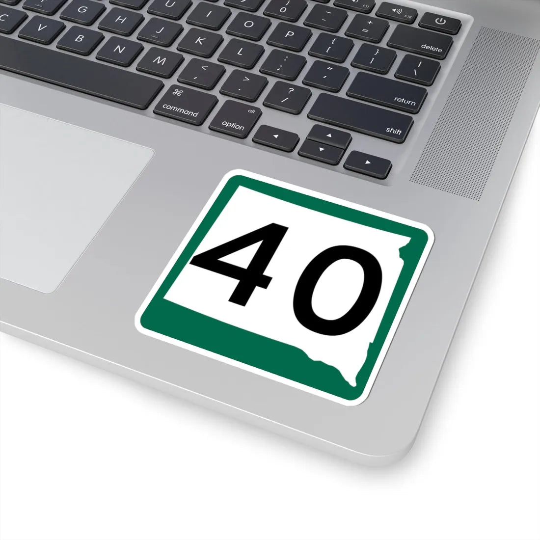 SD 40 (South Dakota) (Road Sign) STICKER Vinyl Kiss-Cut Decal - The Sticker Space