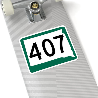 SD 407 (South Dakota) (Road Sign) STICKER Vinyl Kiss-Cut Decal - The Sticker Space