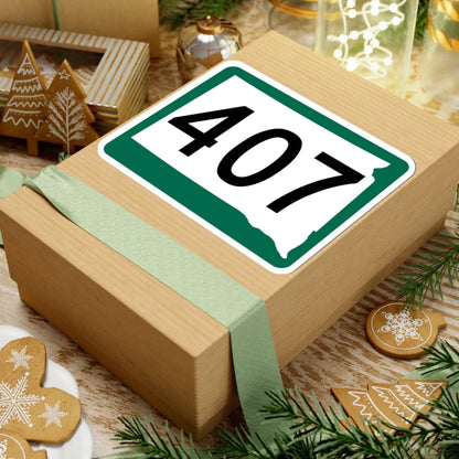 SD 407 (South Dakota) (Road Sign) STICKER Vinyl Kiss-Cut Decal - The Sticker Space