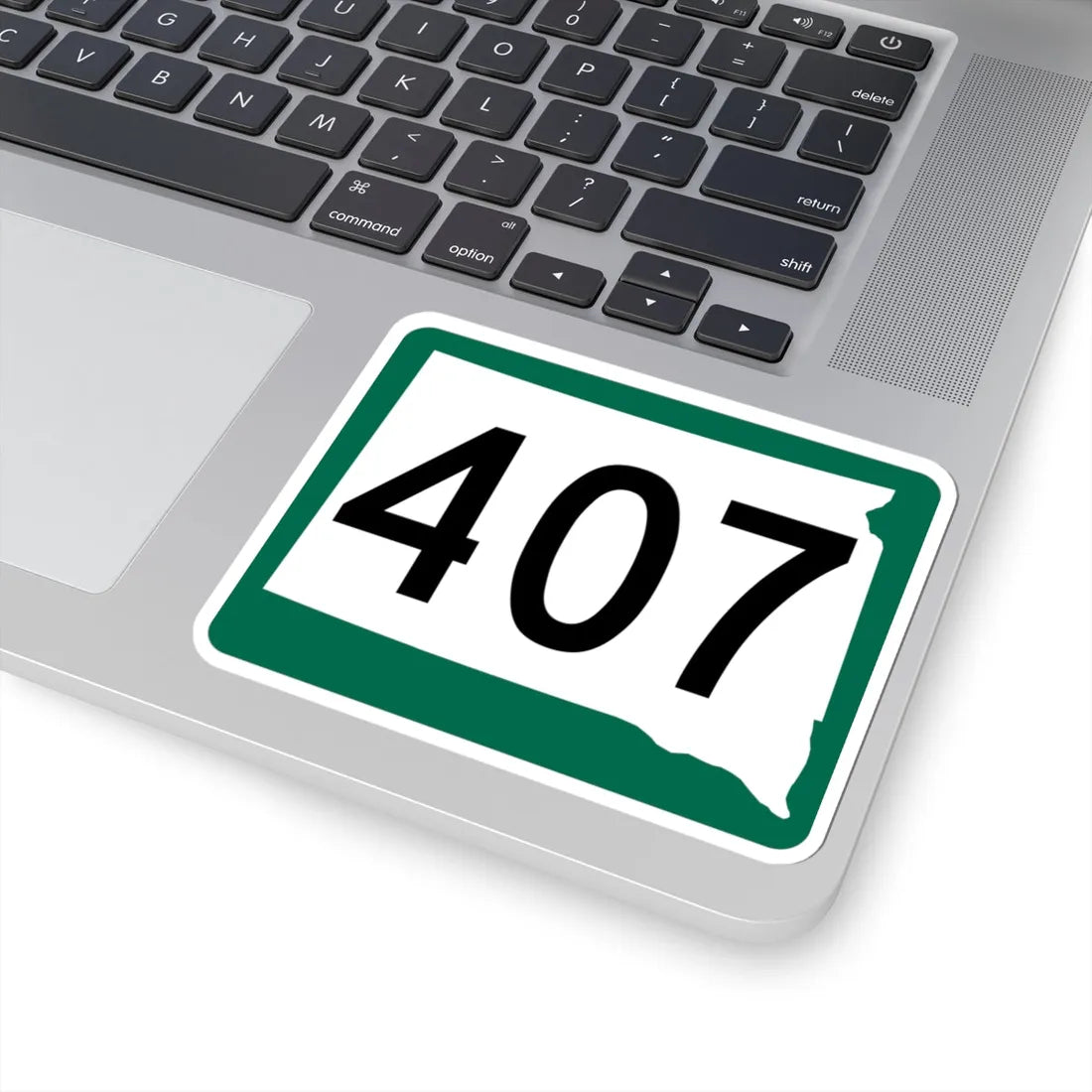 SD 407 (South Dakota) (Road Sign) STICKER Vinyl Kiss-Cut Decal - The Sticker Space