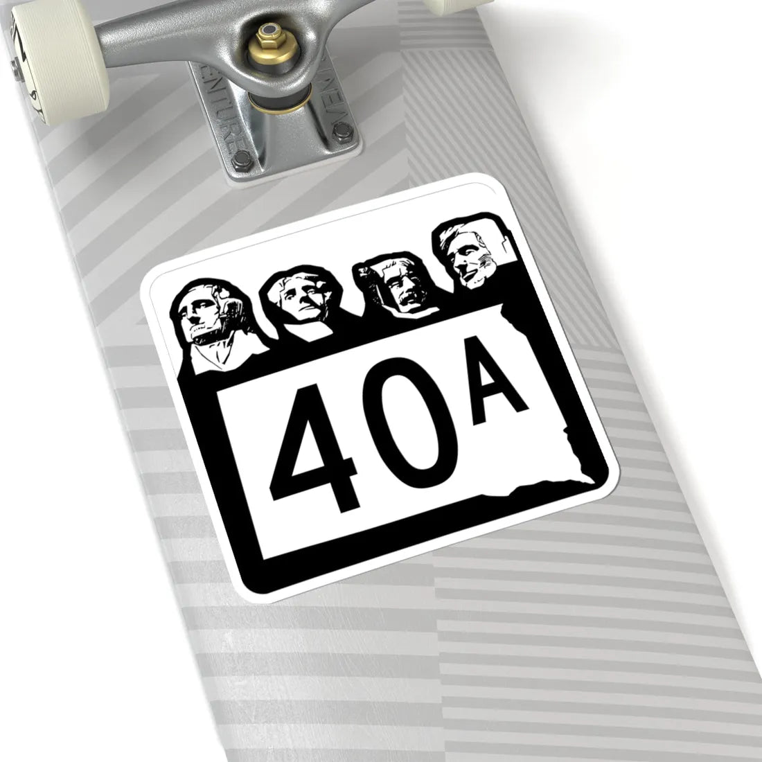 SD 40A 1960 (South Dakota) (Road Sign) STICKER Vinyl Kiss-Cut Decal - The Sticker Space