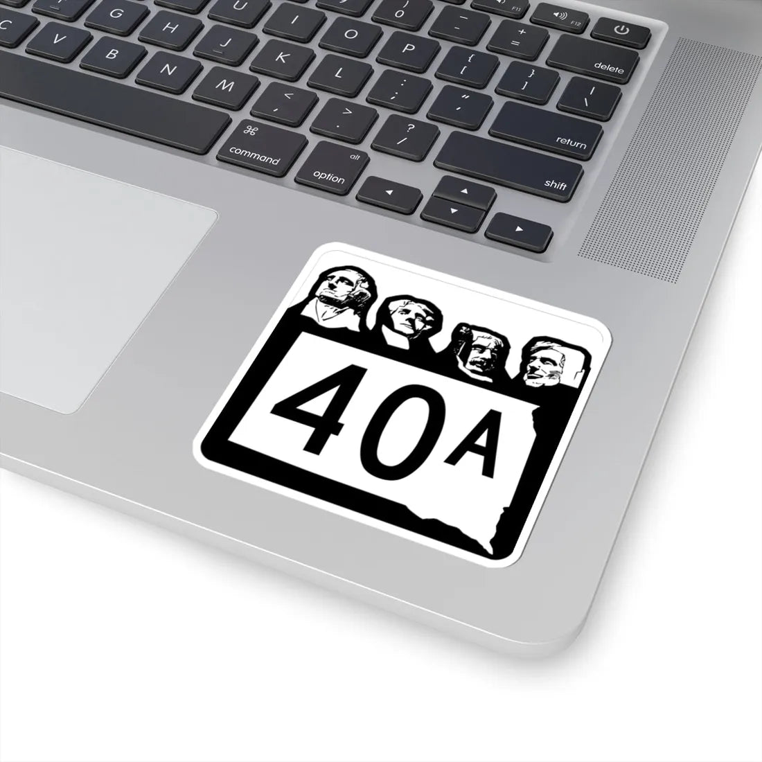 SD 40A 1960 (South Dakota) (Road Sign) STICKER Vinyl Kiss-Cut Decal - The Sticker Space