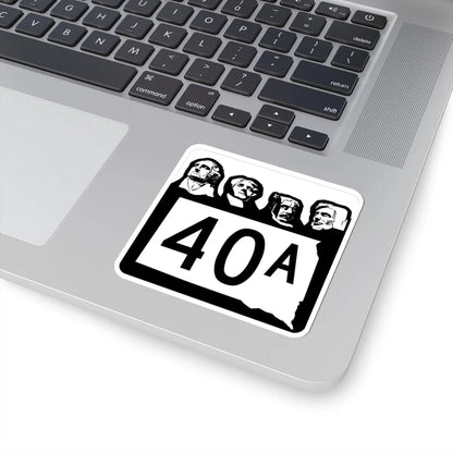 SD 40A 1960 (South Dakota) (Road Sign) STICKER Vinyl Kiss-Cut Decal - The Sticker Space