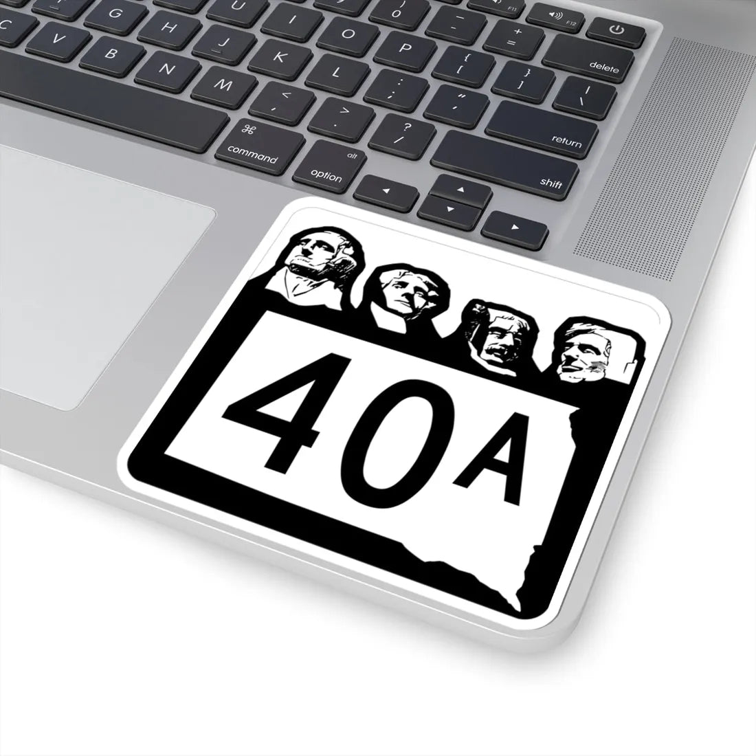 SD 40A 1960 (South Dakota) (Road Sign) STICKER Vinyl Kiss-Cut Decal - The Sticker Space