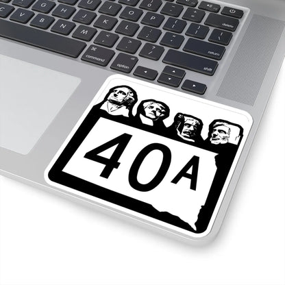 SD 40A 1960 (South Dakota) (Road Sign) STICKER Vinyl Kiss-Cut Decal - The Sticker Space