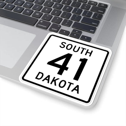 SD 41 1950 (South Dakota) (Road Sign) STICKER Vinyl Kiss-Cut Decal - The Sticker Space