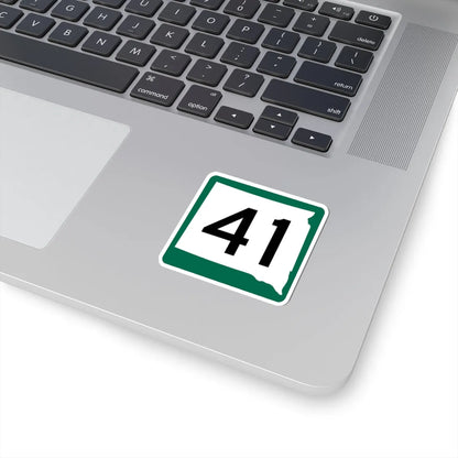 SD 41 (South Dakota) (Road Sign) STICKER Vinyl Kiss-Cut Decal - The Sticker Space