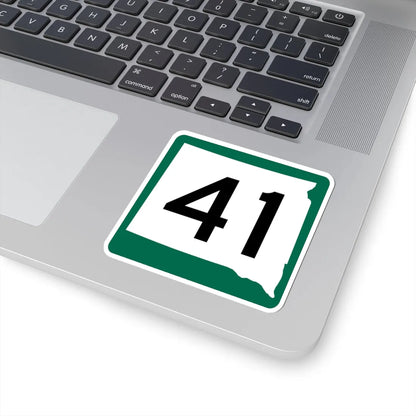 SD 41 (South Dakota) (Road Sign) STICKER Vinyl Kiss-Cut Decal - The Sticker Space