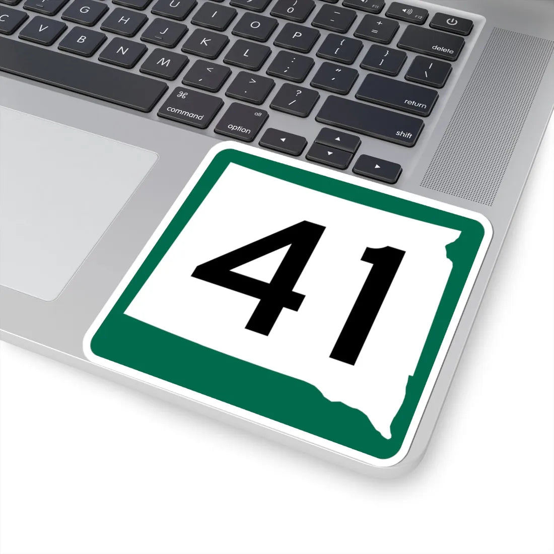 SD 41 (South Dakota) (Road Sign) STICKER Vinyl Kiss-Cut Decal - The Sticker Space