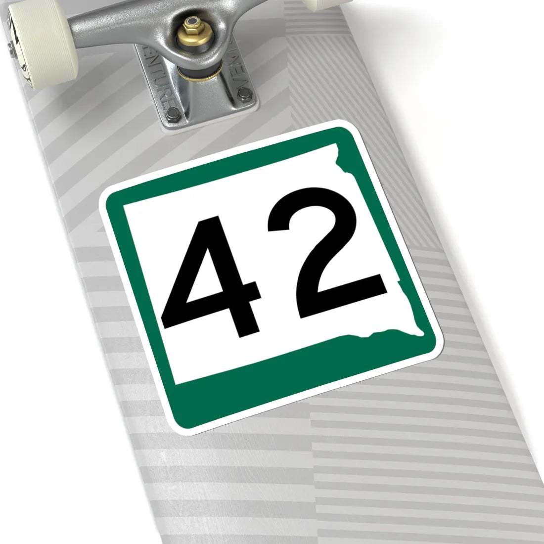 SD 42 (South Dakota) (Road Sign) STICKER Vinyl Kiss-Cut Decal - The Sticker Space