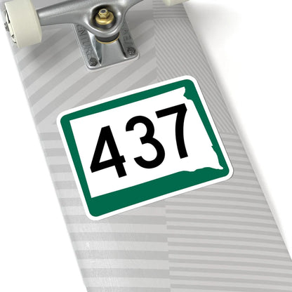 SD 437 (South Dakota) (Road Sign) STICKER Vinyl Kiss-Cut Decal - The Sticker Space