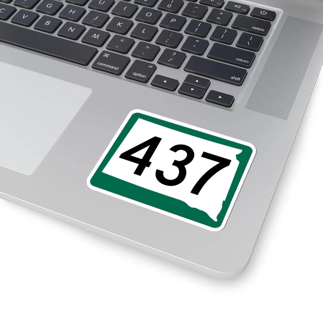 SD 437 (South Dakota) (Road Sign) STICKER Vinyl Kiss-Cut Decal - The Sticker Space