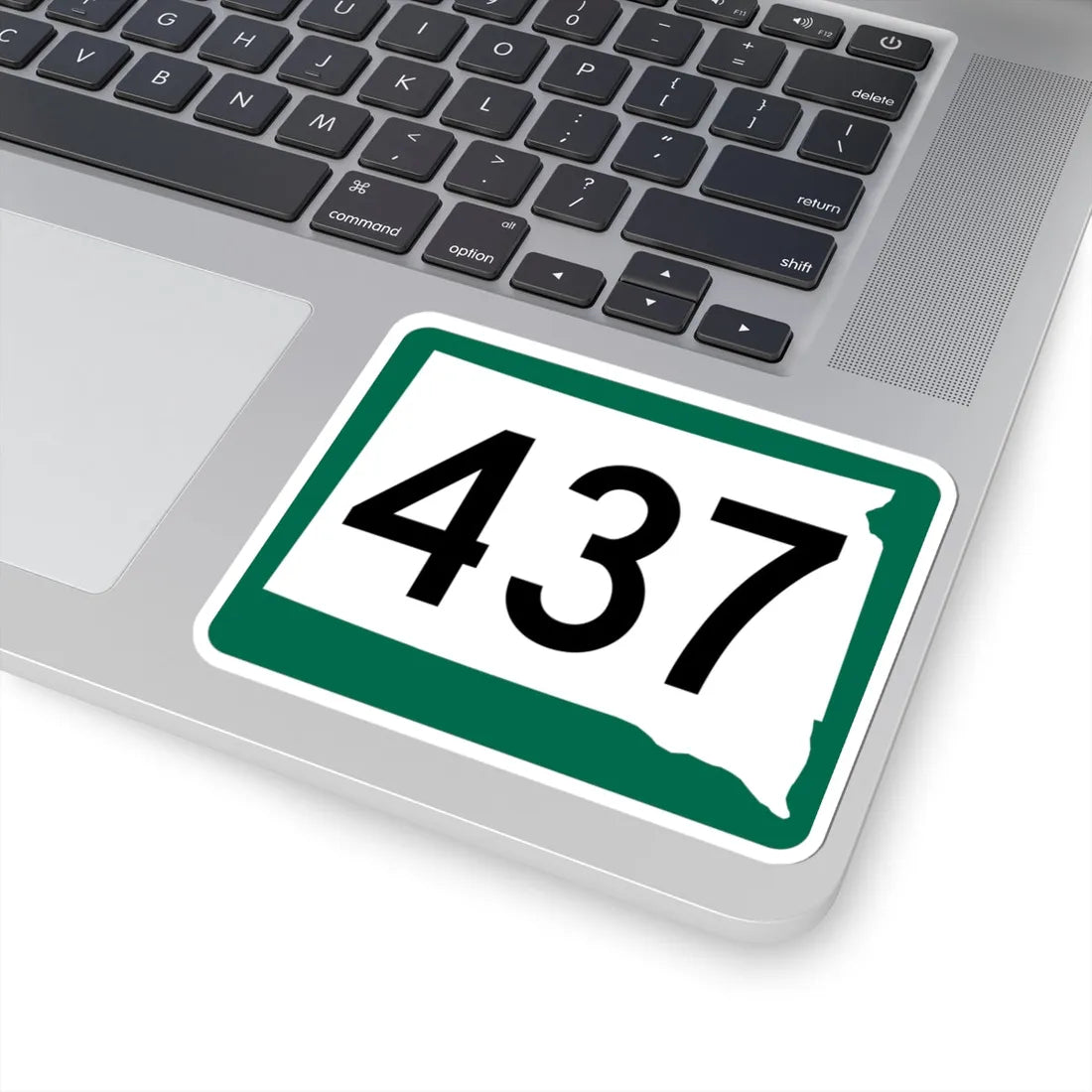 SD 437 (South Dakota) (Road Sign) STICKER Vinyl Kiss-Cut Decal - The Sticker Space