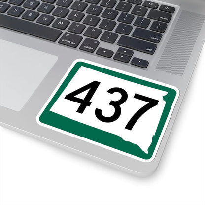 SD 437 (South Dakota) (Road Sign) STICKER Vinyl Kiss-Cut Decal - The Sticker Space