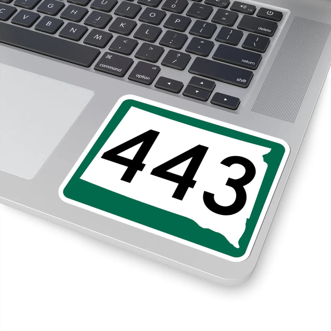 SD 443 (South Dakota) (Road Sign) STICKER Vinyl Kiss-Cut Decal - The Sticker Space