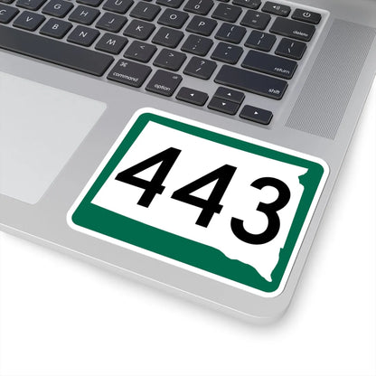 SD 443 (South Dakota) (Road Sign) STICKER Vinyl Kiss-Cut Decal - The Sticker Space