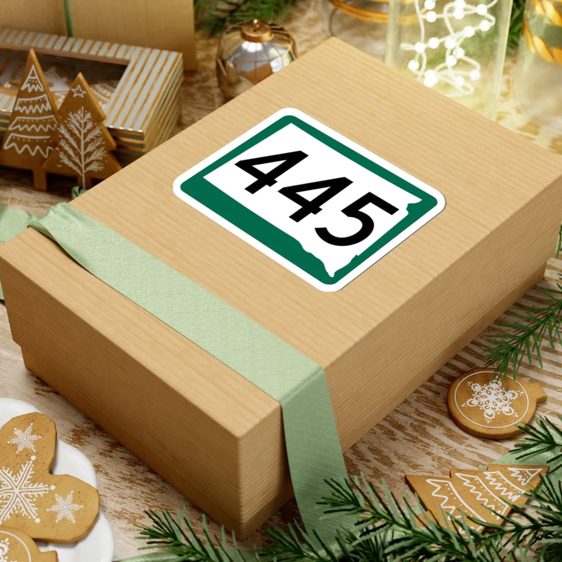 SD 445 (South Dakota) (Road Sign) STICKER Vinyl Kiss-Cut Decal - The Sticker Space