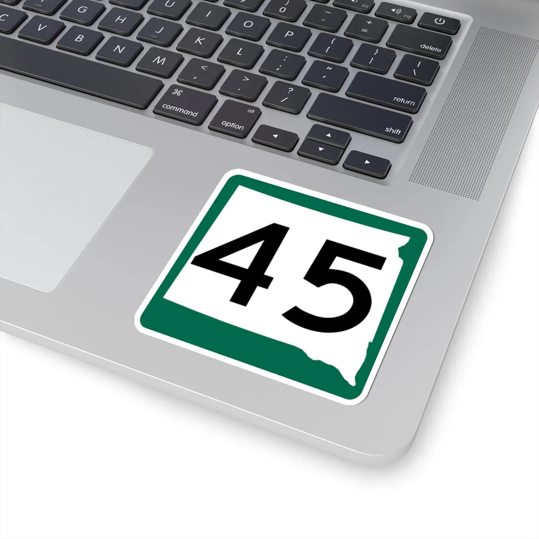SD 45 (South Dakota) (Road Sign) STICKER Vinyl Kiss-Cut Decal - The Sticker Space