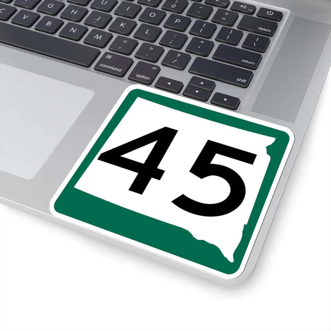 SD 45 (South Dakota) (Road Sign) STICKER Vinyl Kiss-Cut Decal - The Sticker Space