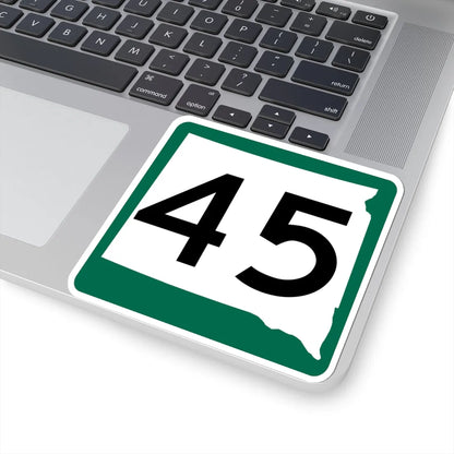 SD 45 (South Dakota) (Road Sign) STICKER Vinyl Kiss-Cut Decal - The Sticker Space