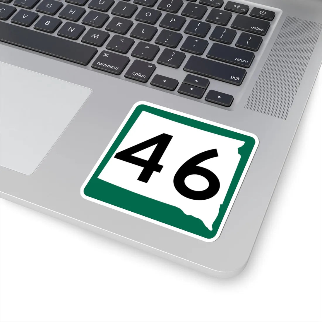 SD 46 (South Dakota) (Road Sign) STICKER Vinyl Kiss-Cut Decal - The Sticker Space
