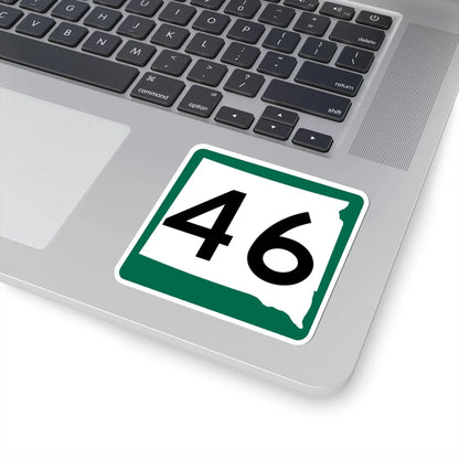 SD 46 (South Dakota) (Road Sign) STICKER Vinyl Kiss-Cut Decal - The Sticker Space