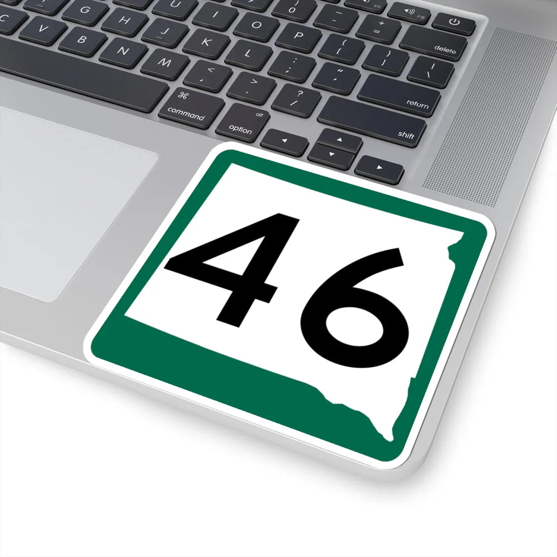 SD 46 (South Dakota) (Road Sign) STICKER Vinyl Kiss-Cut Decal - The Sticker Space