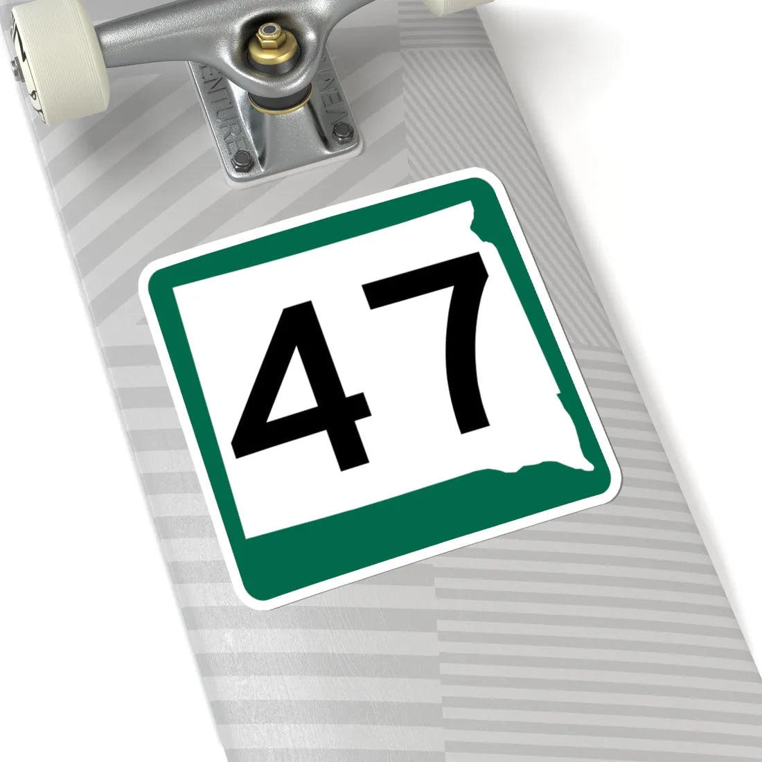 SD 47 (South Dakota) (Road Sign) STICKER Vinyl Kiss-Cut Decal - The Sticker Space