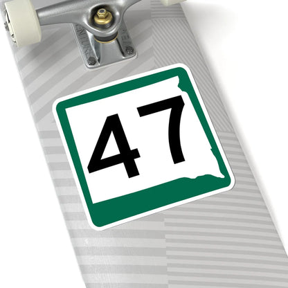 SD 47 (South Dakota) (Road Sign) STICKER Vinyl Kiss-Cut Decal - The Sticker Space