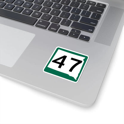 SD 47 (South Dakota) (Road Sign) STICKER Vinyl Kiss-Cut Decal - The Sticker Space